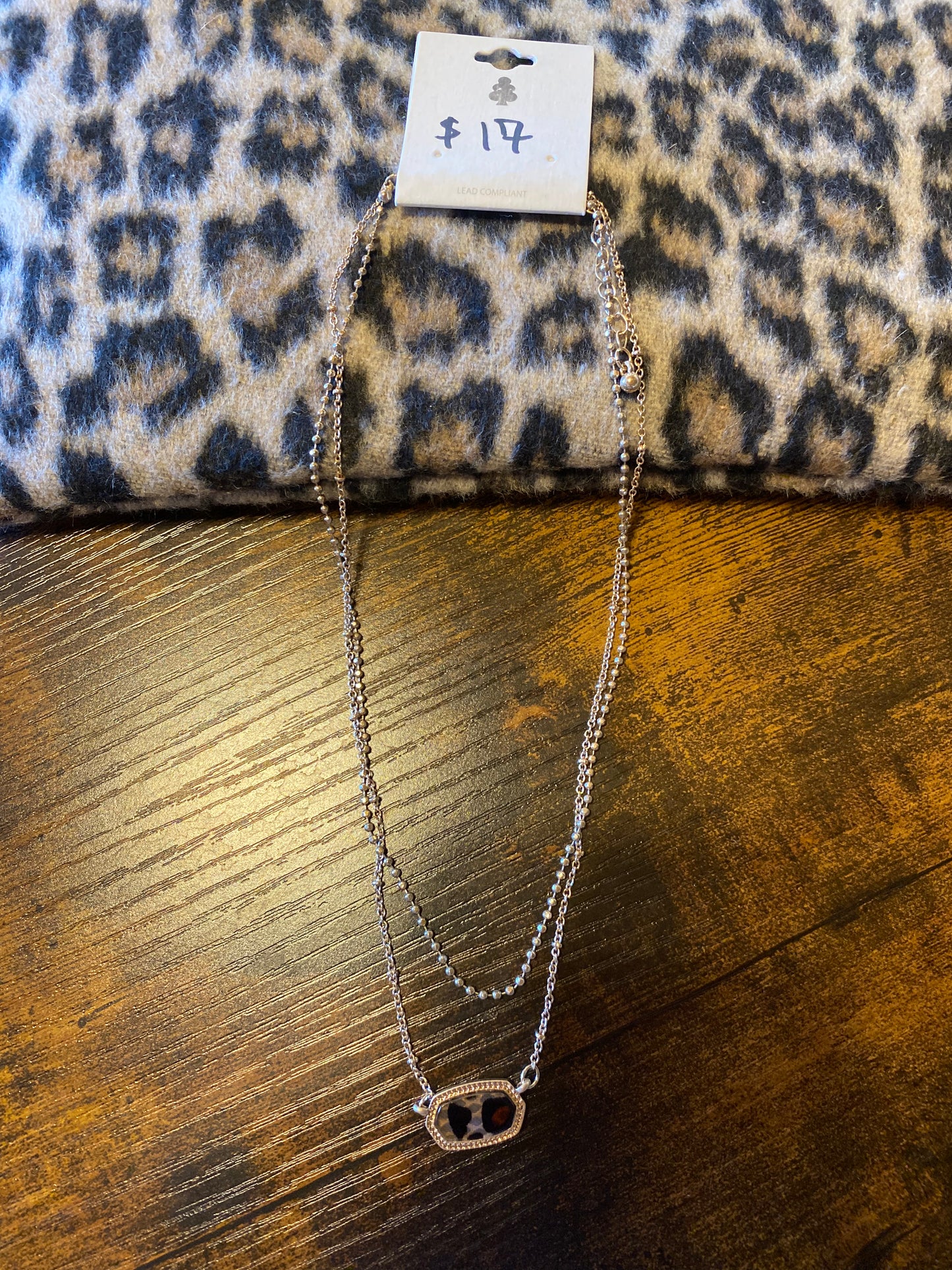 Layered Gold Leopard Necklace