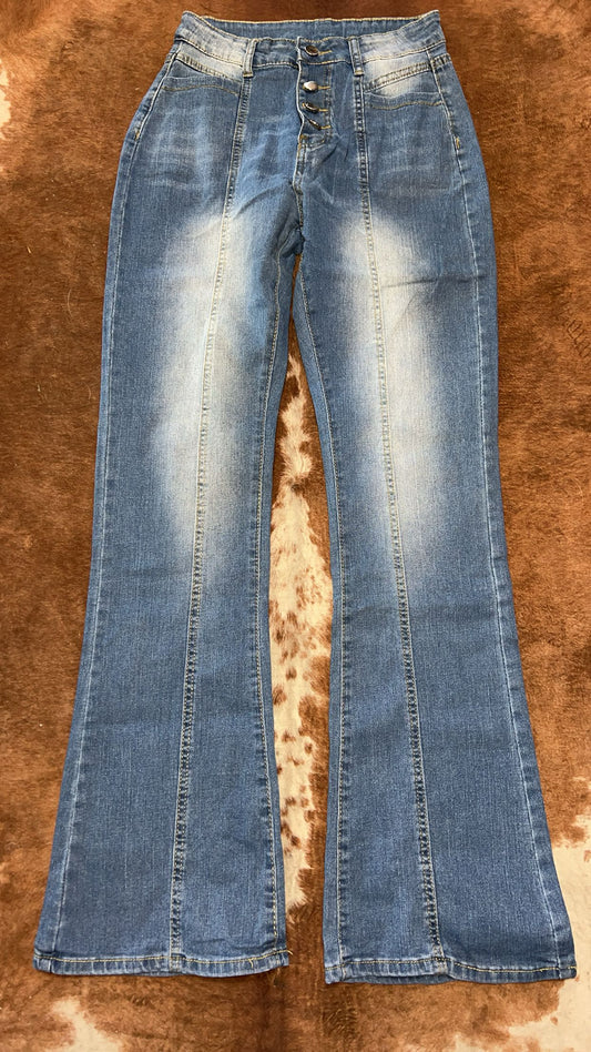 Light wash jeans