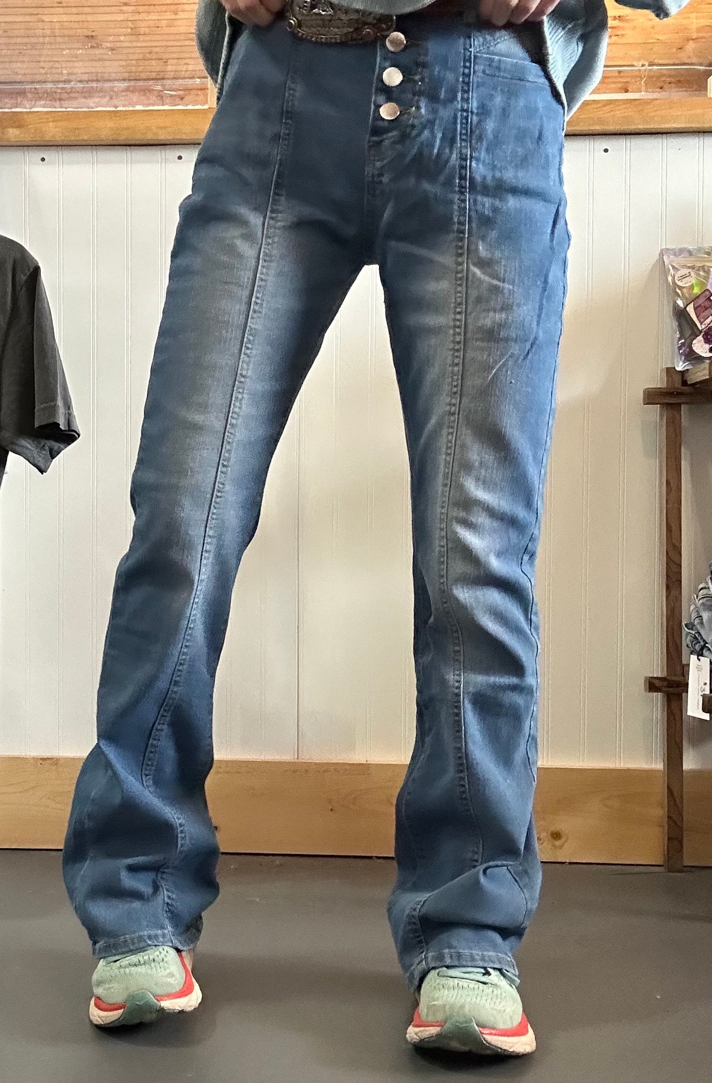 Light wash jeans