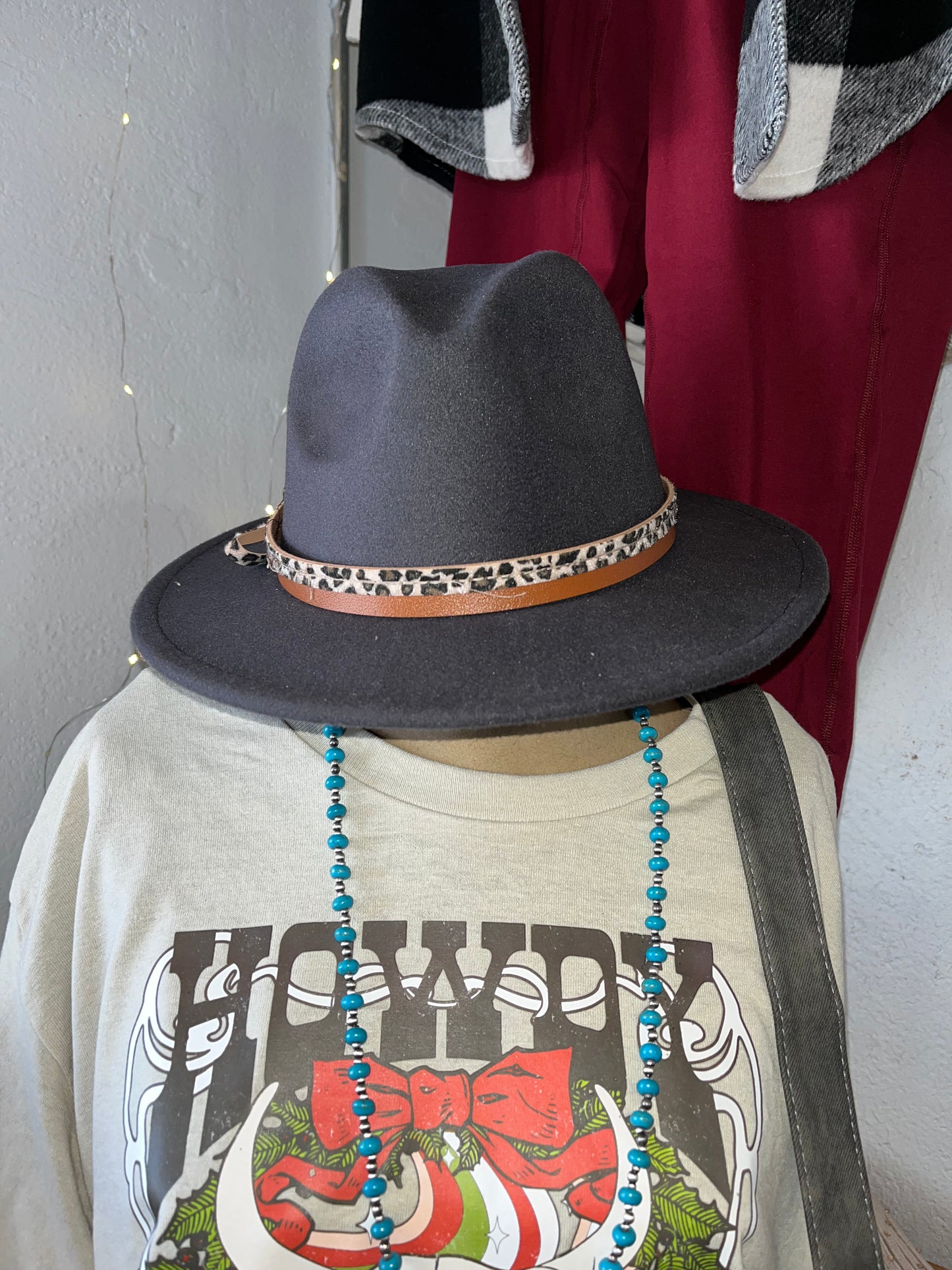 Charcoal Felt Hat