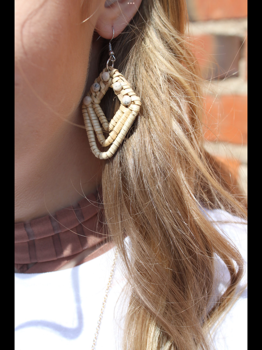 Boho Woven Earrings