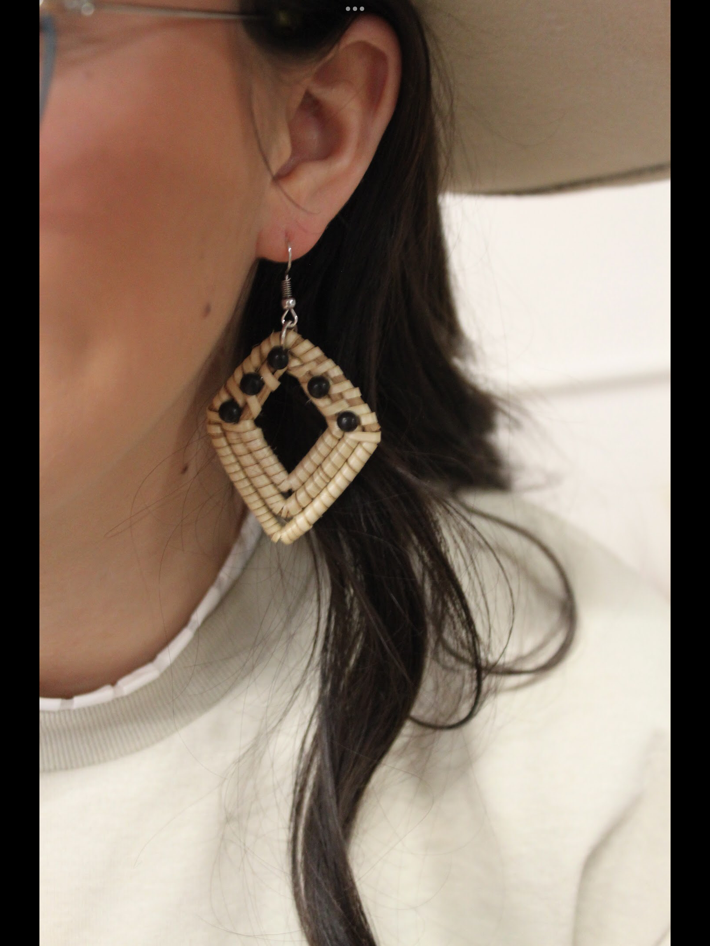 Boho Woven Earrings